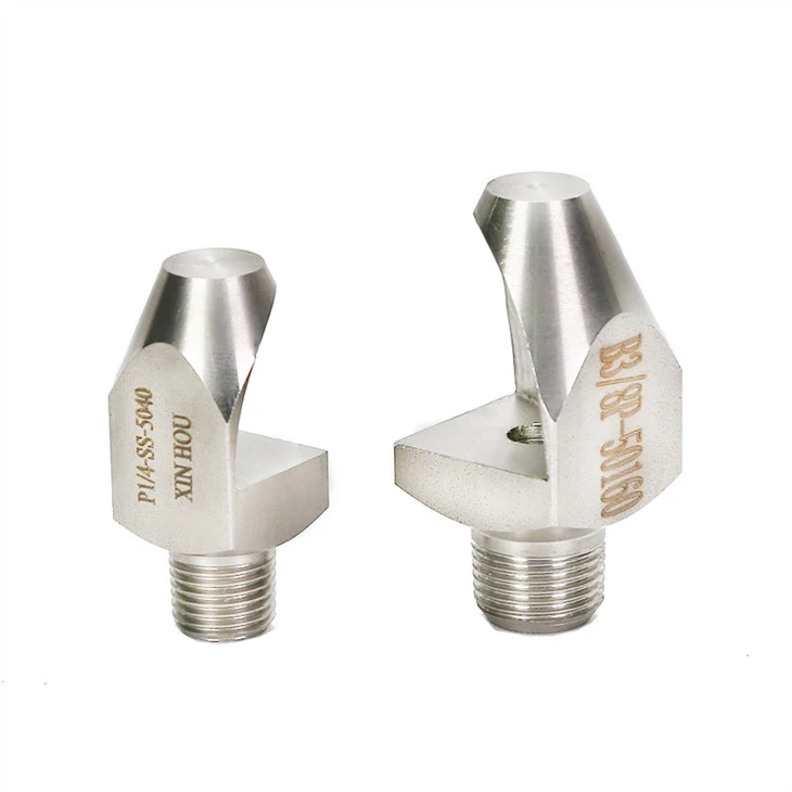 V ประเภท Deflector มุมแคบแบนพัดลมสเปรย์หัวฉีดผู้ผลิตผู้จำหน่าย - Xinhou